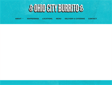 Tablet Screenshot of ohiocityburrito.com